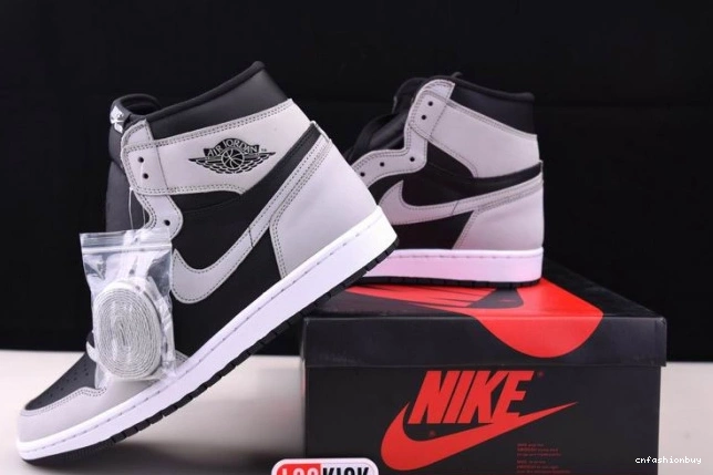 Air Retro 555088-035 White 1 Jordan Grey Light Black Smoke High 1103